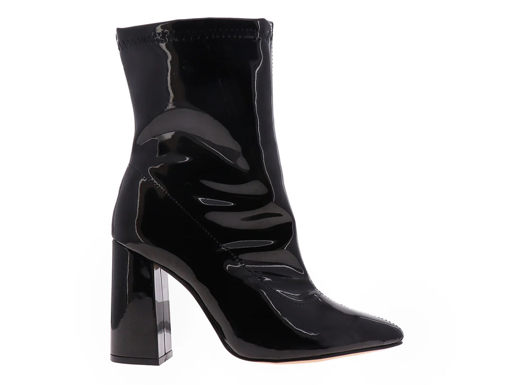 Botines Senties de Charol Negro para Mujer