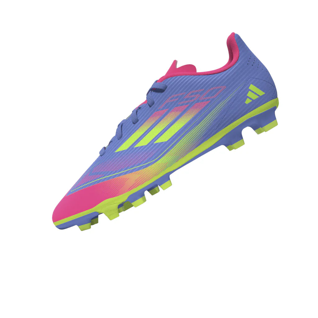 adidas F50 Club Firm Multi Ground Boots Junior Blue Lemon