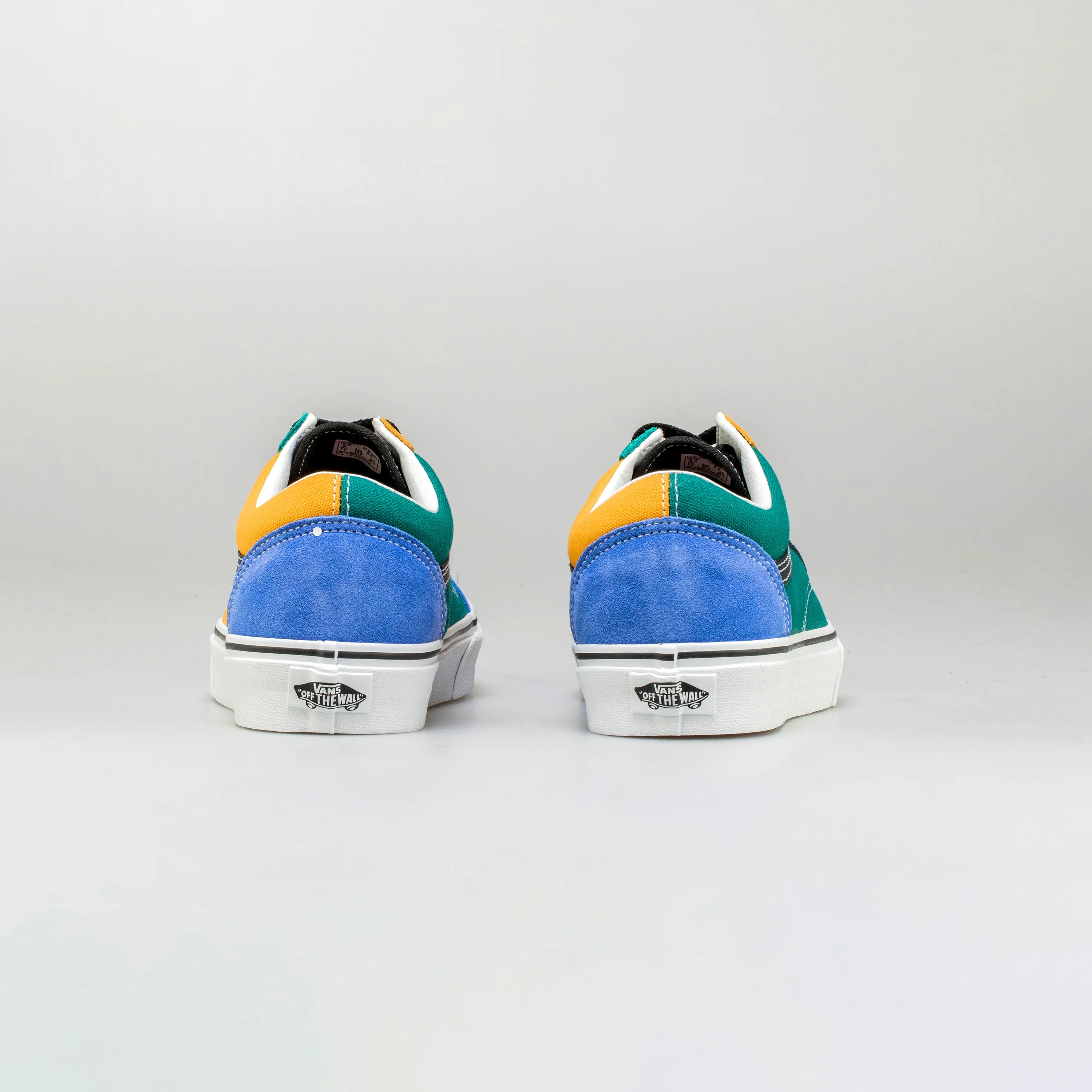 Mix Match Old Skool Mens Lifestyle Shoe Yellow Blue Green