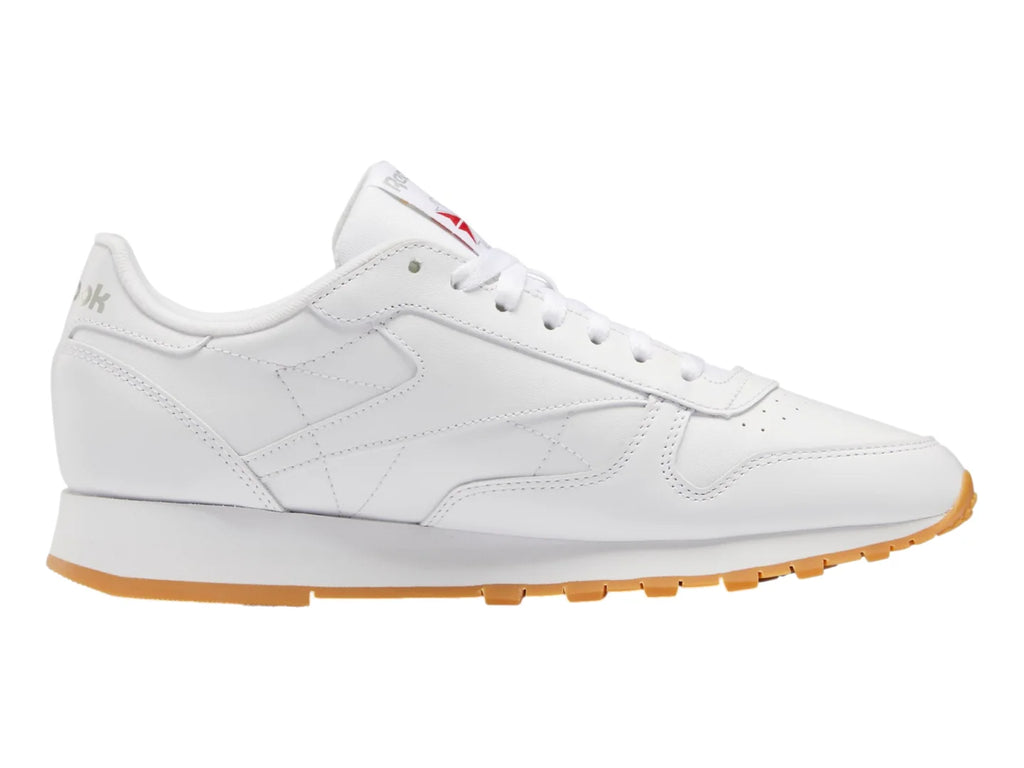 Tenis Reebok Classic Leather Blanco y Gris para Hombre