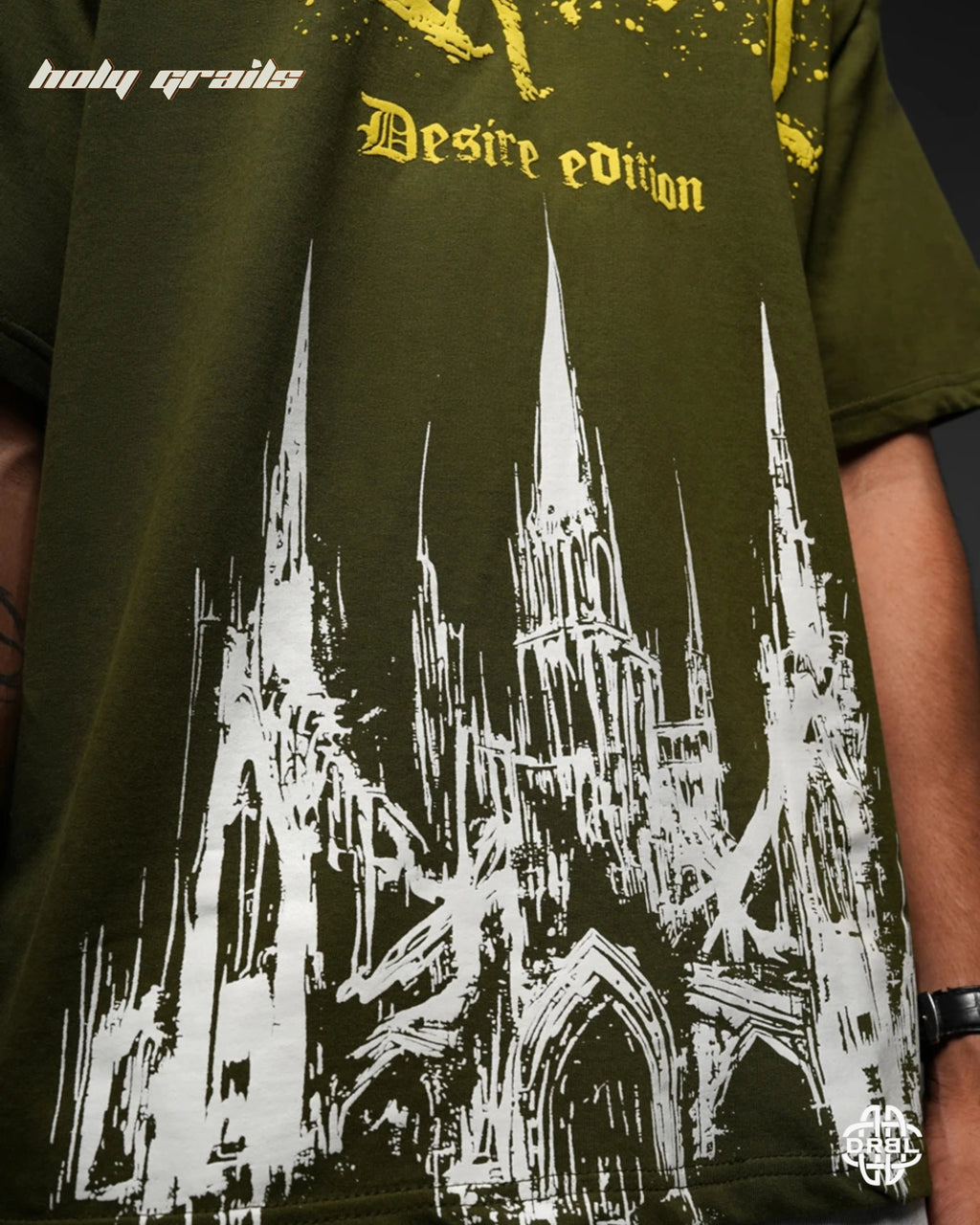 Sniful Shadows Olive Tee HG x DRBL