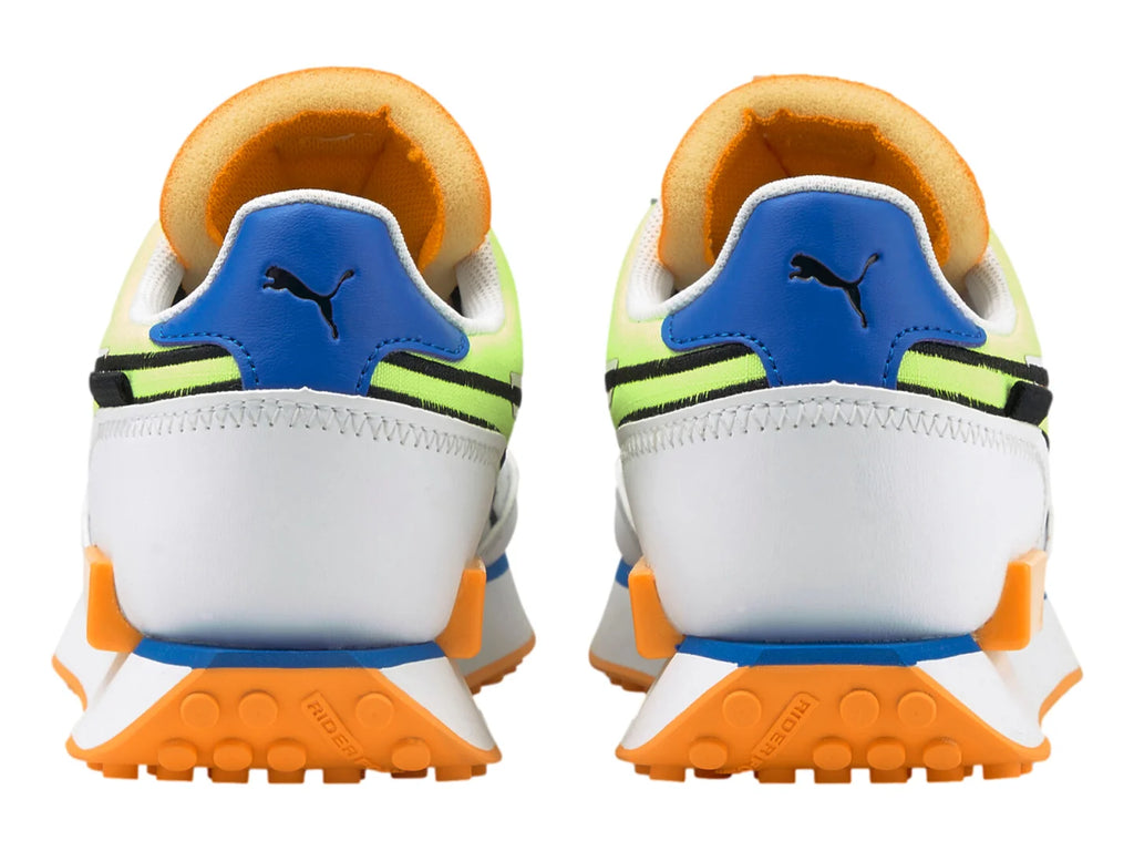 Tenis PUMA Future Rider Twofold Blanco y Verde para Niño