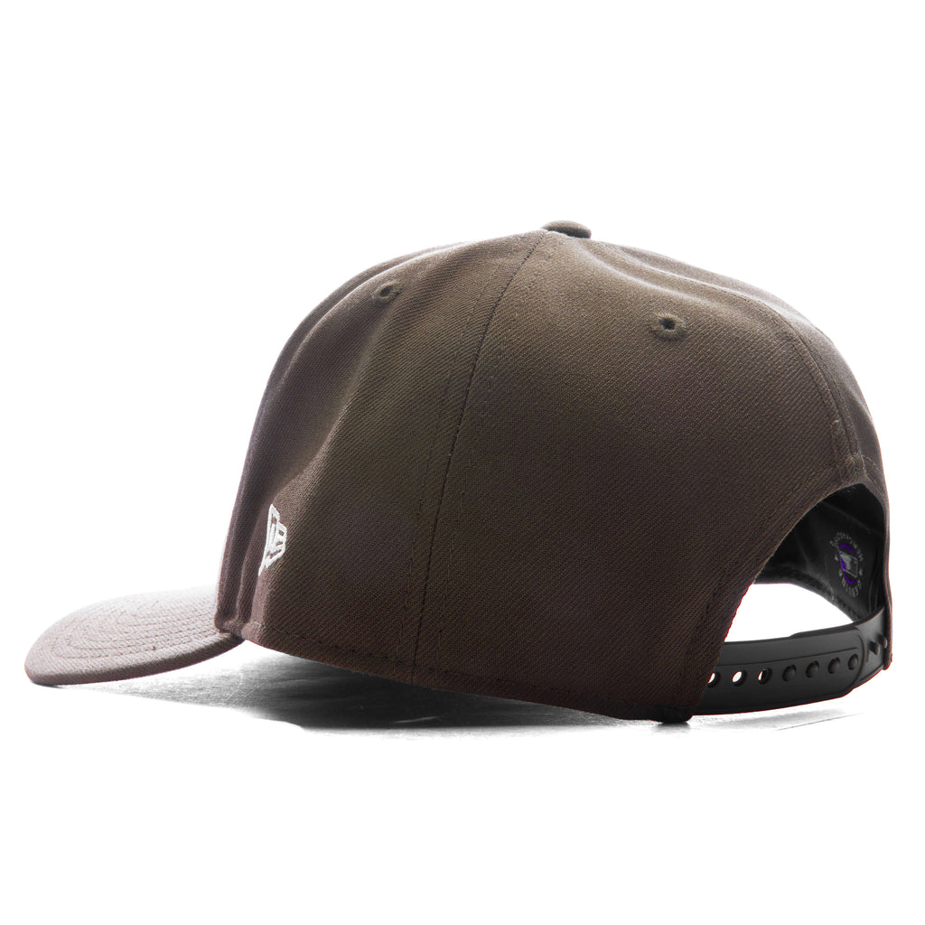 9FIFTY A Frame Snapback Upside Down Los Angeles Dodgers Walnut
