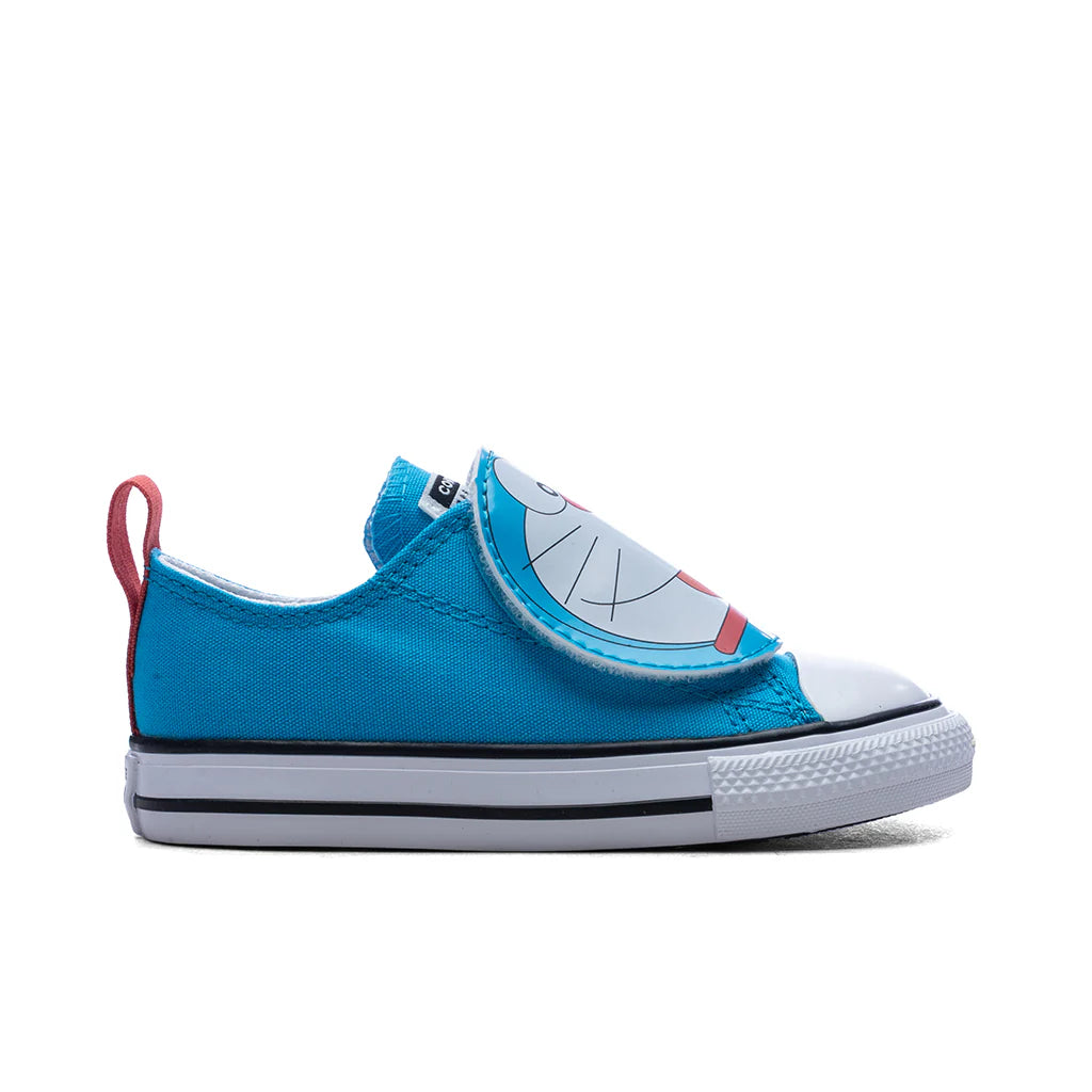 Converse x Doraemon Chuck Taylor All Star 1V OX Hawaiian Ocean Habanero Gold Flamingo