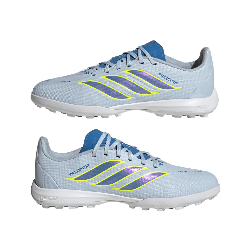 adidas Predator League TF Turf Youth Soccer Cleats Sky Blue Yellow