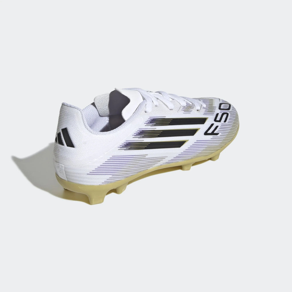 adidas F50 League Firm Multi Ground Boots Kids White Black