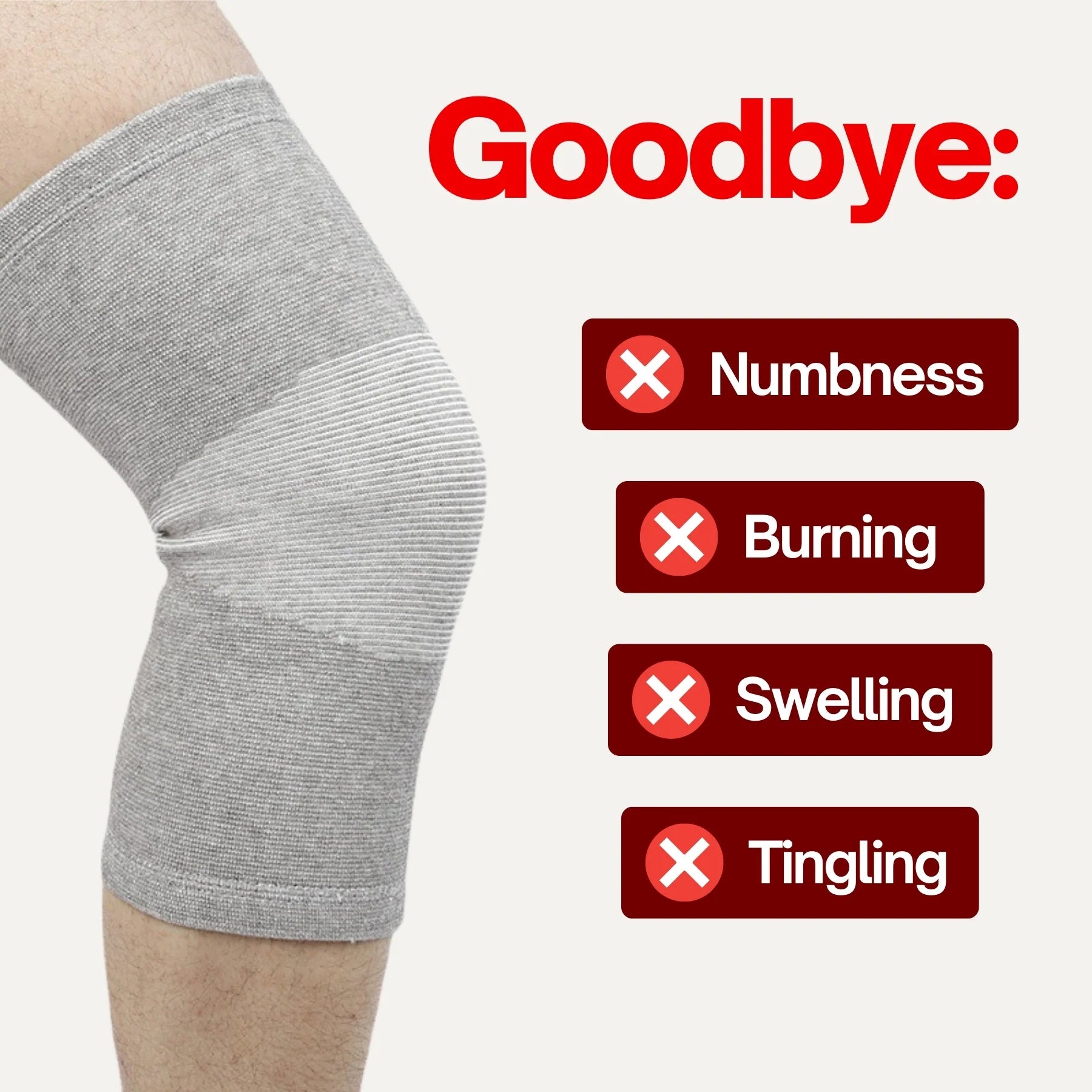 Armadilo Premium Bamboo Knee Sleeve Single