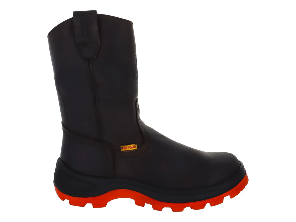 Botas de Trabajo Work Power Negro y Naranja para Hombre