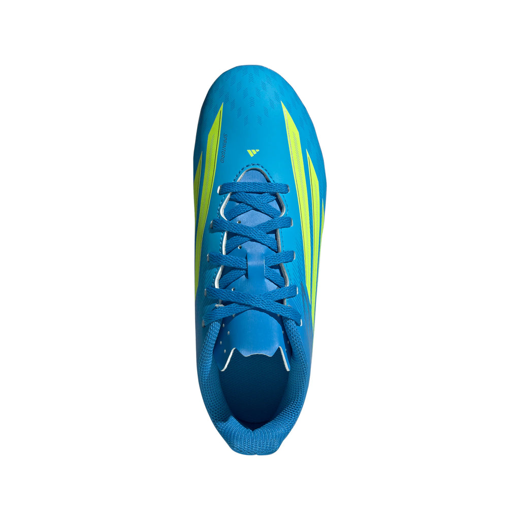 adidas F50 Club FG MG Firm Ground Multi Ground Youth Soccer Cleats Blue Yellow Aqua