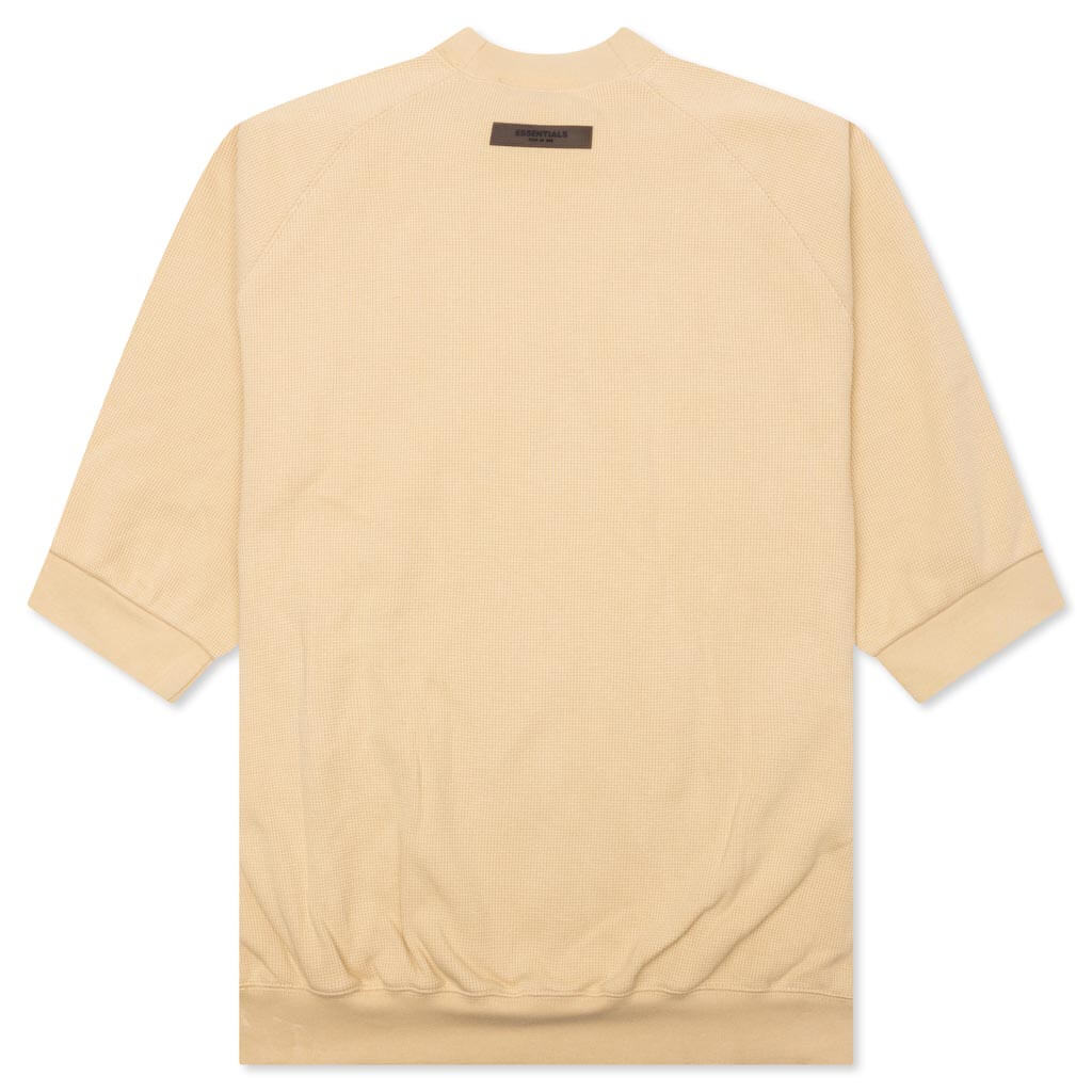 S S Waffle Sweatshirt Sand
