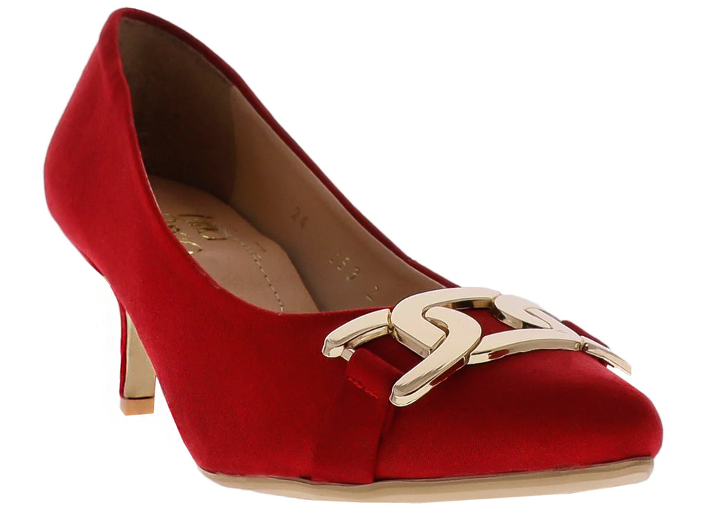 Zapatillas Luna Rosa Rojo para Mujer