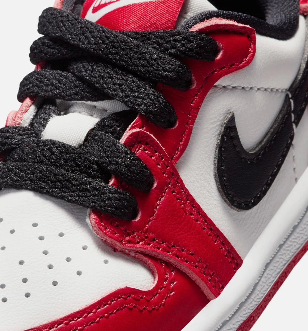 Air Jordan 1 Retro Low OG Chicago Infant Toddler Lifestyle Shoe Varsity Red Black Summit White