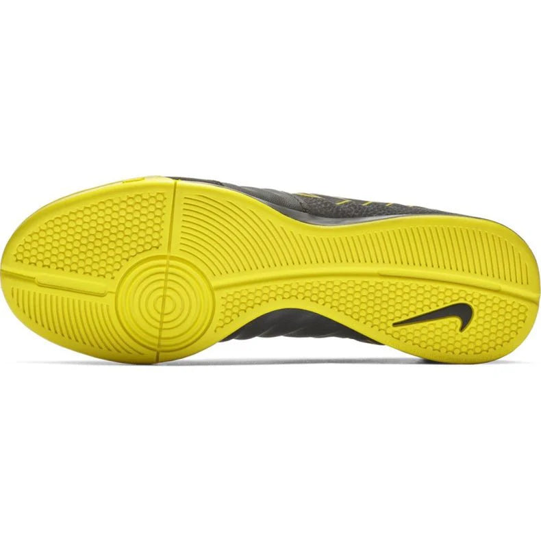 Nike LegendX 7 Academy IC Indoor Soccer Shoes Dark Grey Black Yellow