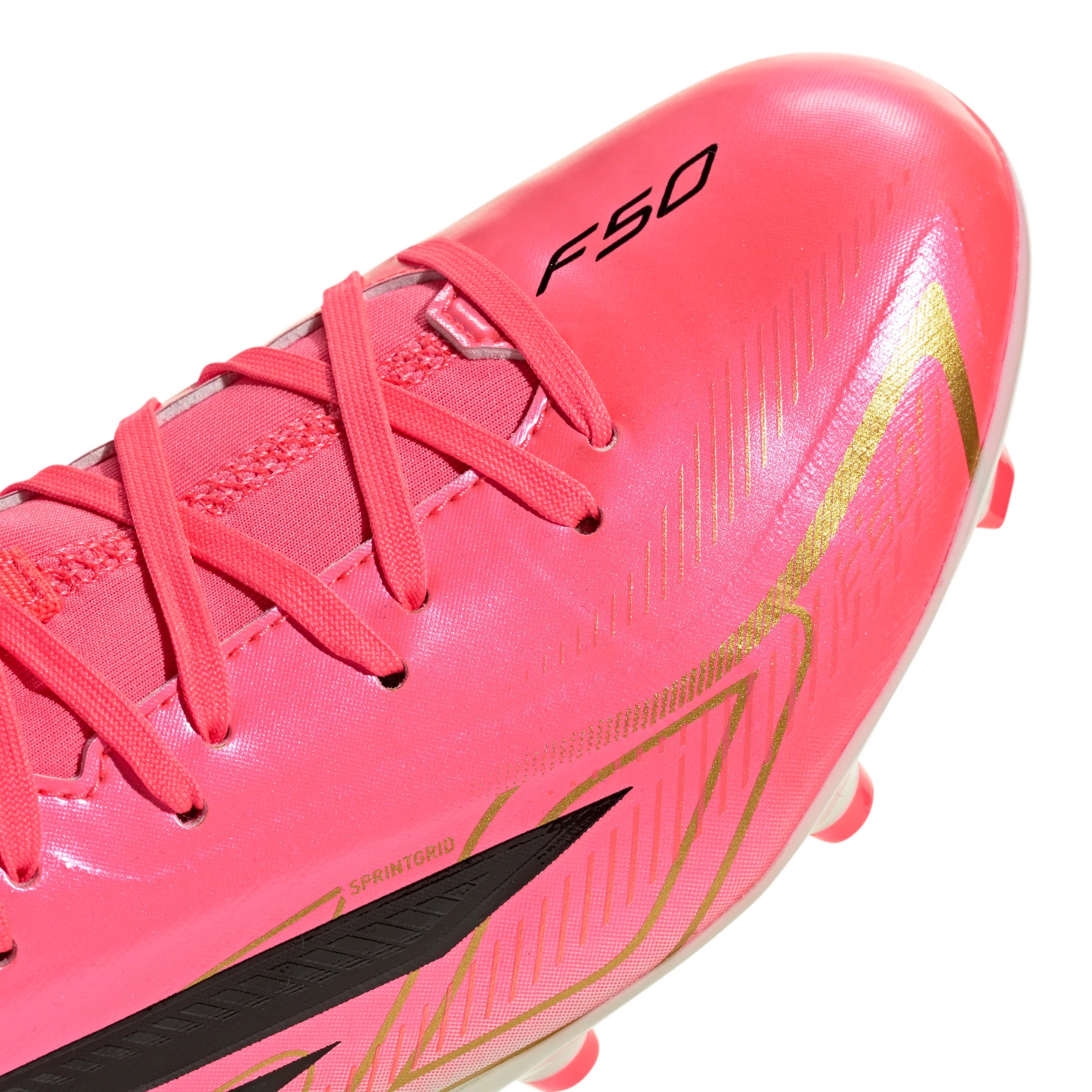 adidas F50 Hyperfast League Mid Firm Ground Youth Soccer Cleats Turquesa Black Gold