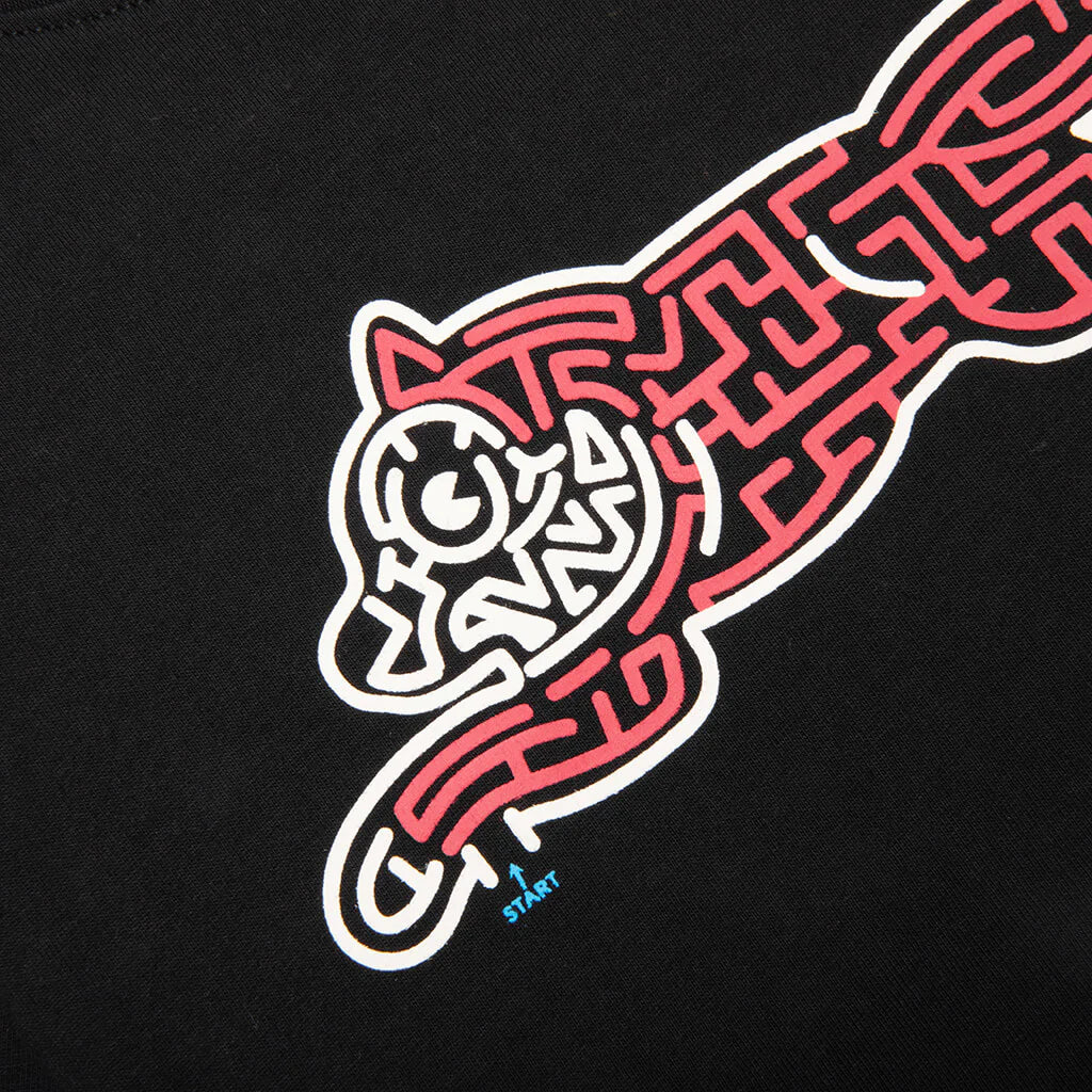 Kids Puzzled Dog S S Tee Black