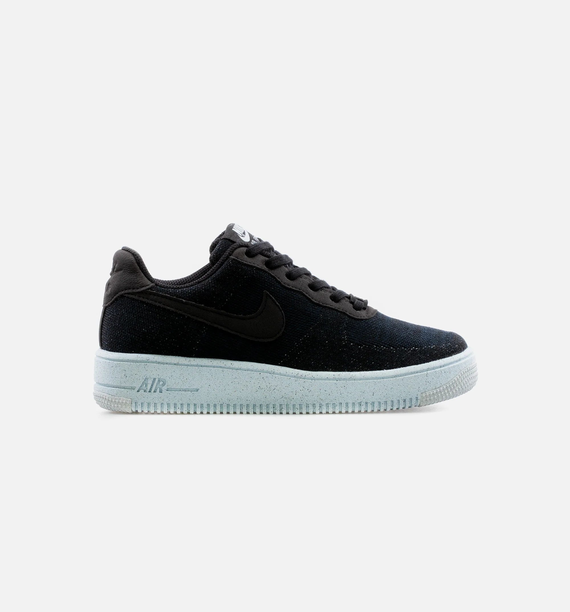 Air Force 1 Crater Flyknit Grade School Lifestyle Shoe Black Blue
