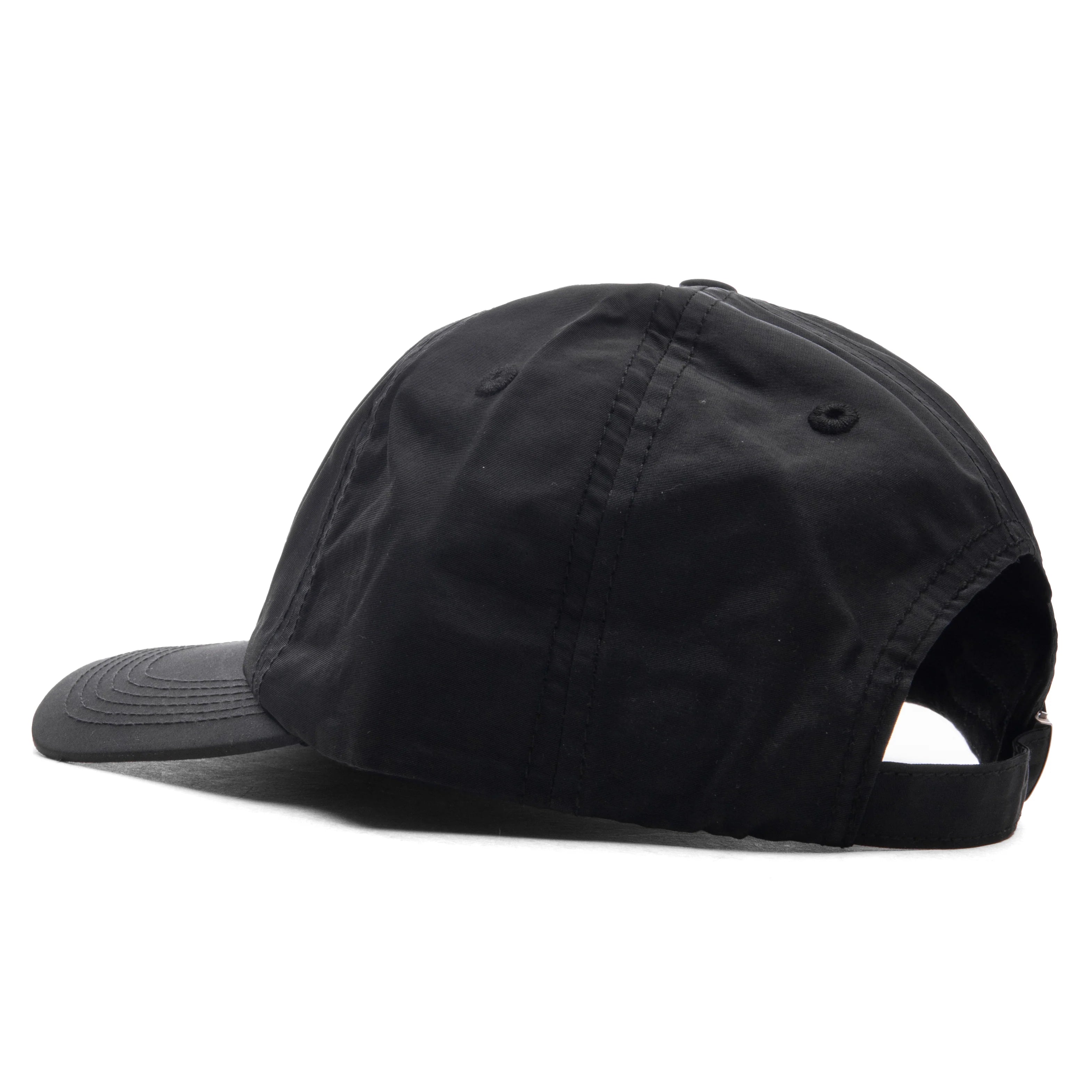 Medieval 6 Panel Strapback Hat Black
