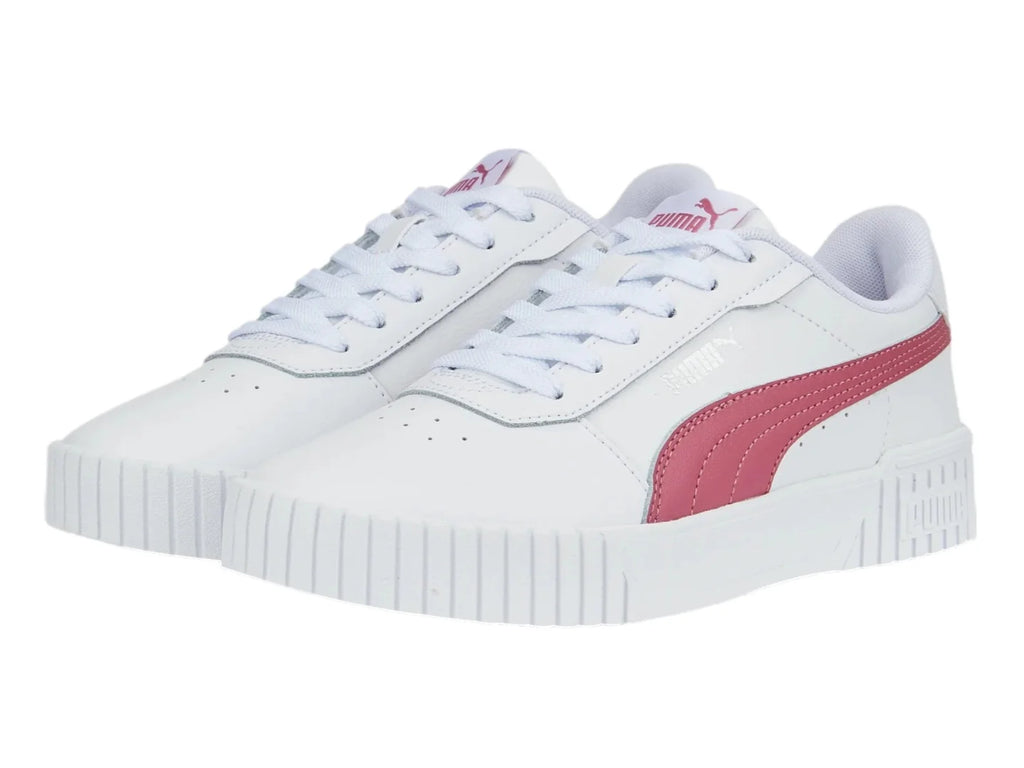 Tenis PUMA Carina 20 Blanco y Rosa para Mujer