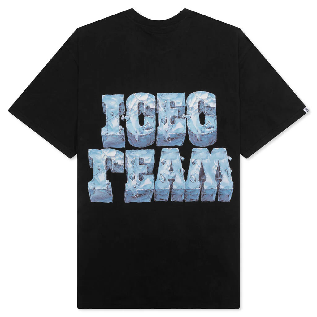 Over Size Fit Ice Block S S Knit Stretch Limo