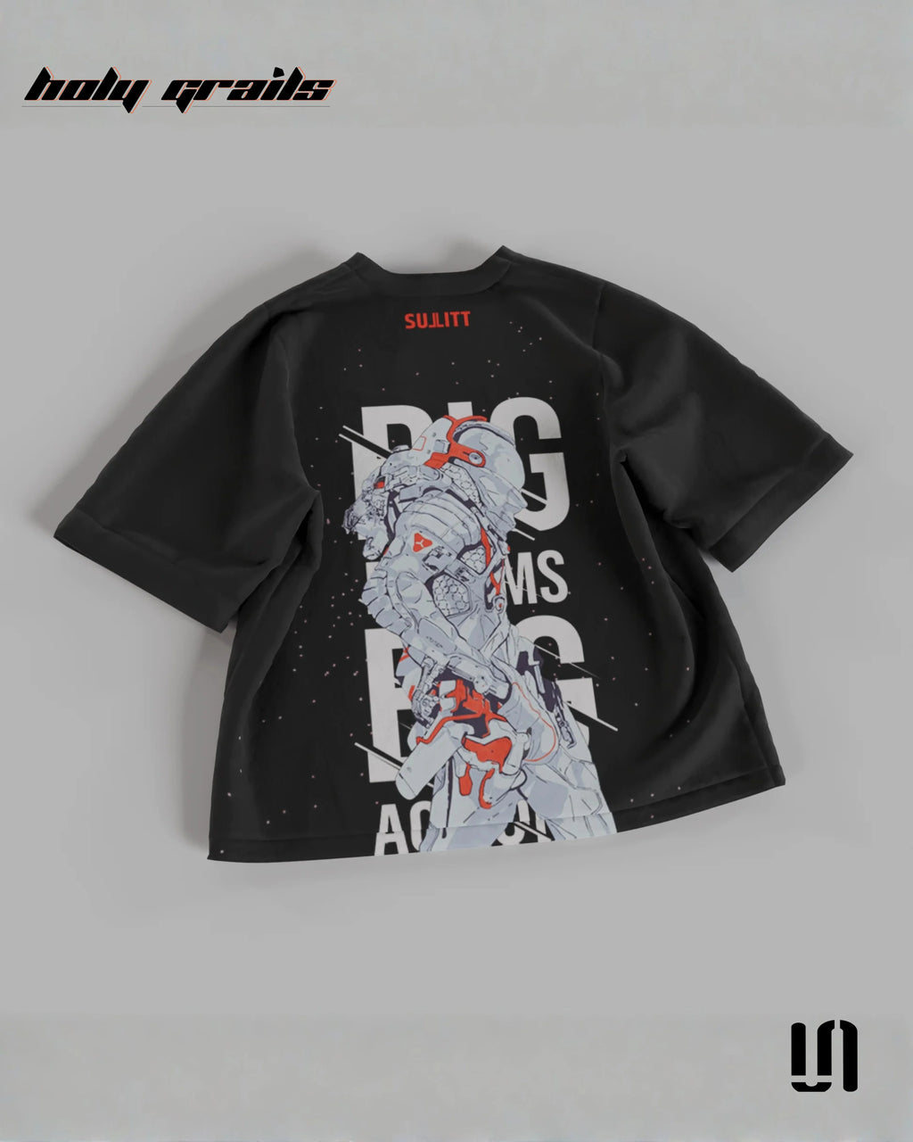 Moon Walker Black Oversized Tee HG x Sullitt