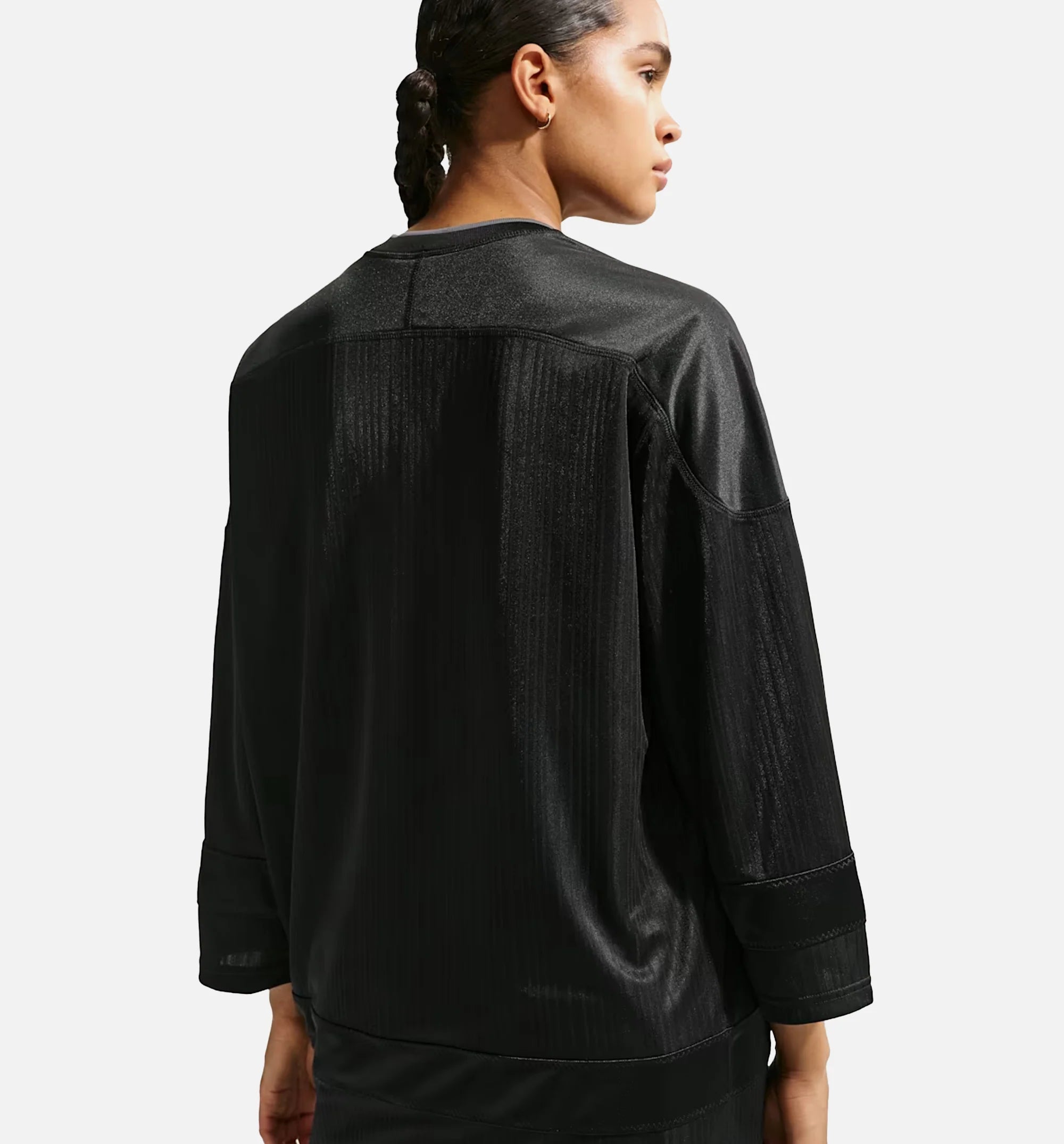 NSW Oversized Tunic Womens Jersey Black Black Black