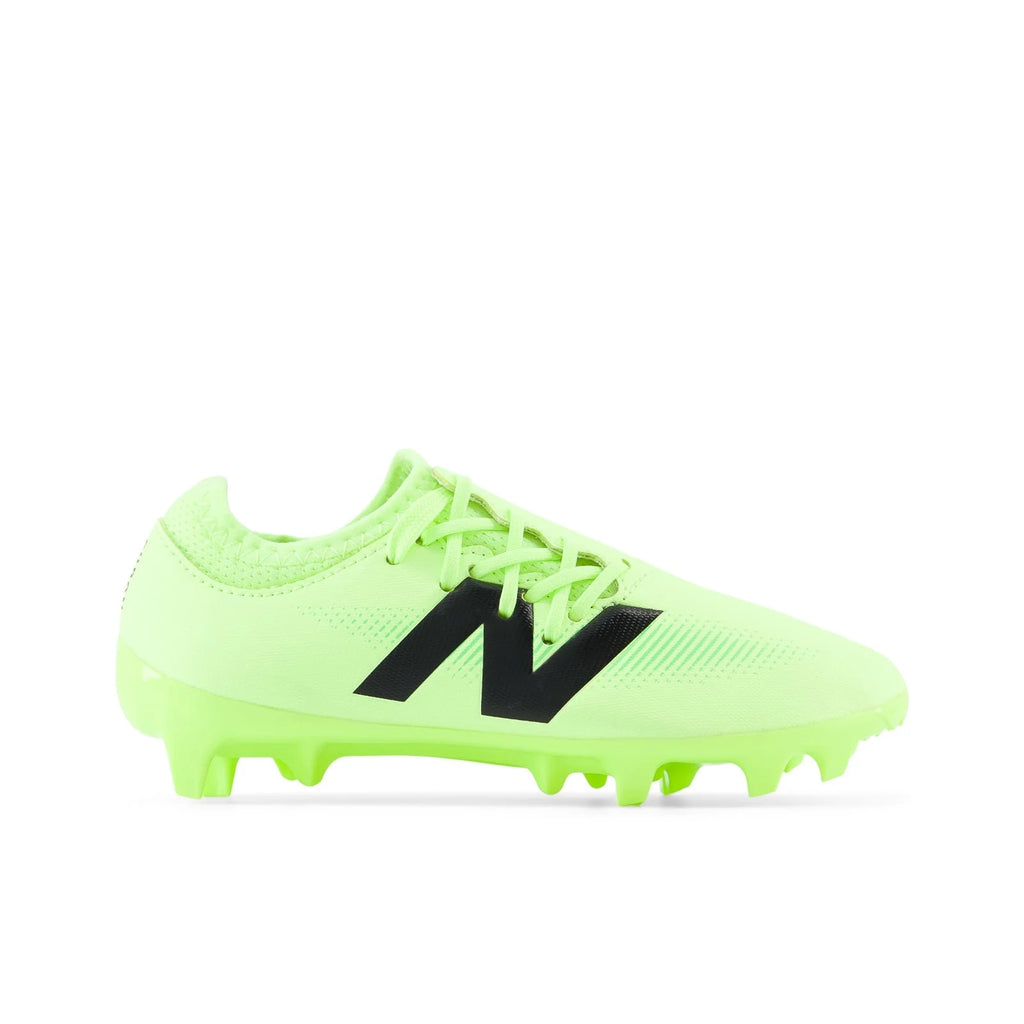 New Balance Furon Dispatch Junior FG V7 Soccer Cleats Bleached Lime Glo