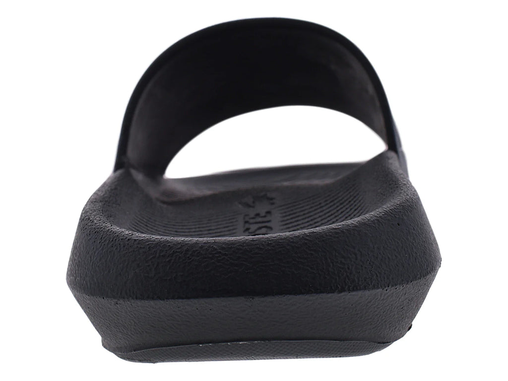 Sandalias Lacoste Croco Slide Negro para Mujer