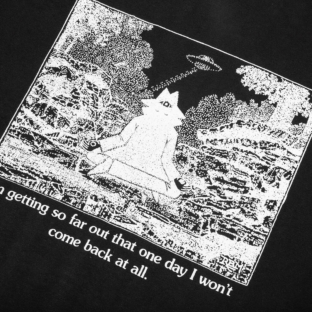 Warning S S Tee Black