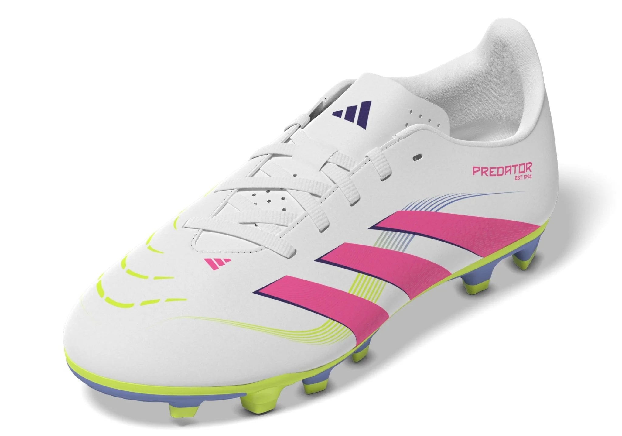adidas Predator Club Firm Multi Ground Boots Junior White Pink