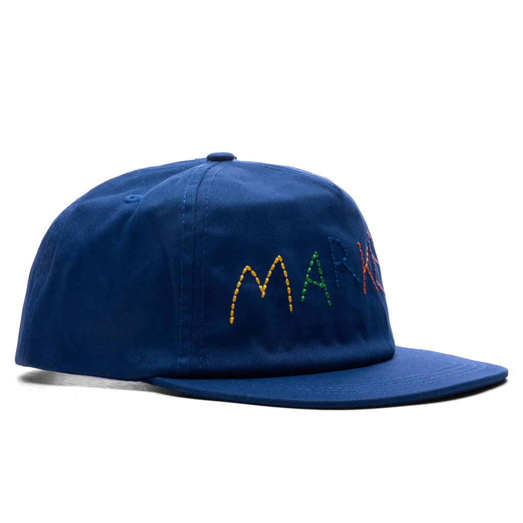 Soft Stitch 5 Panel Hat Egyptian Blue