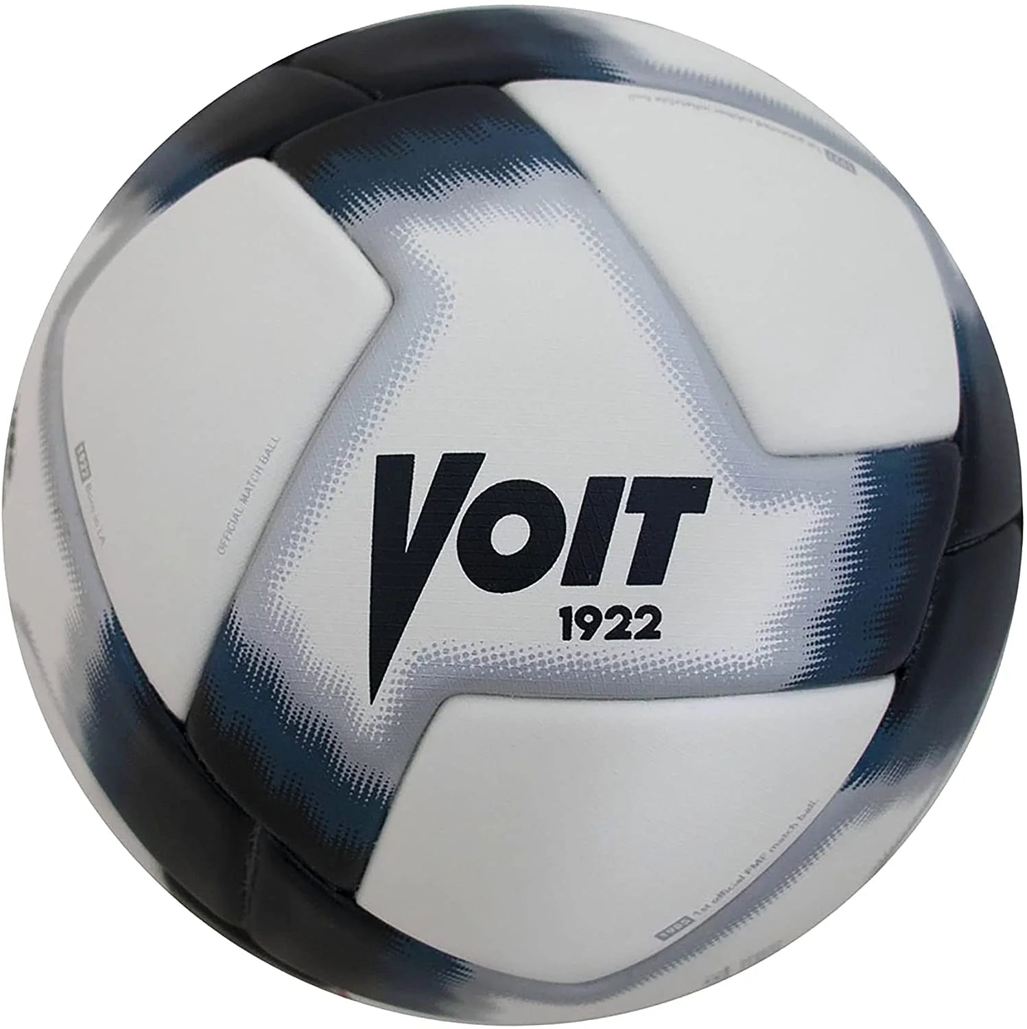 Voit Pro Clausura Replica Soccer Ball 2022 White Black