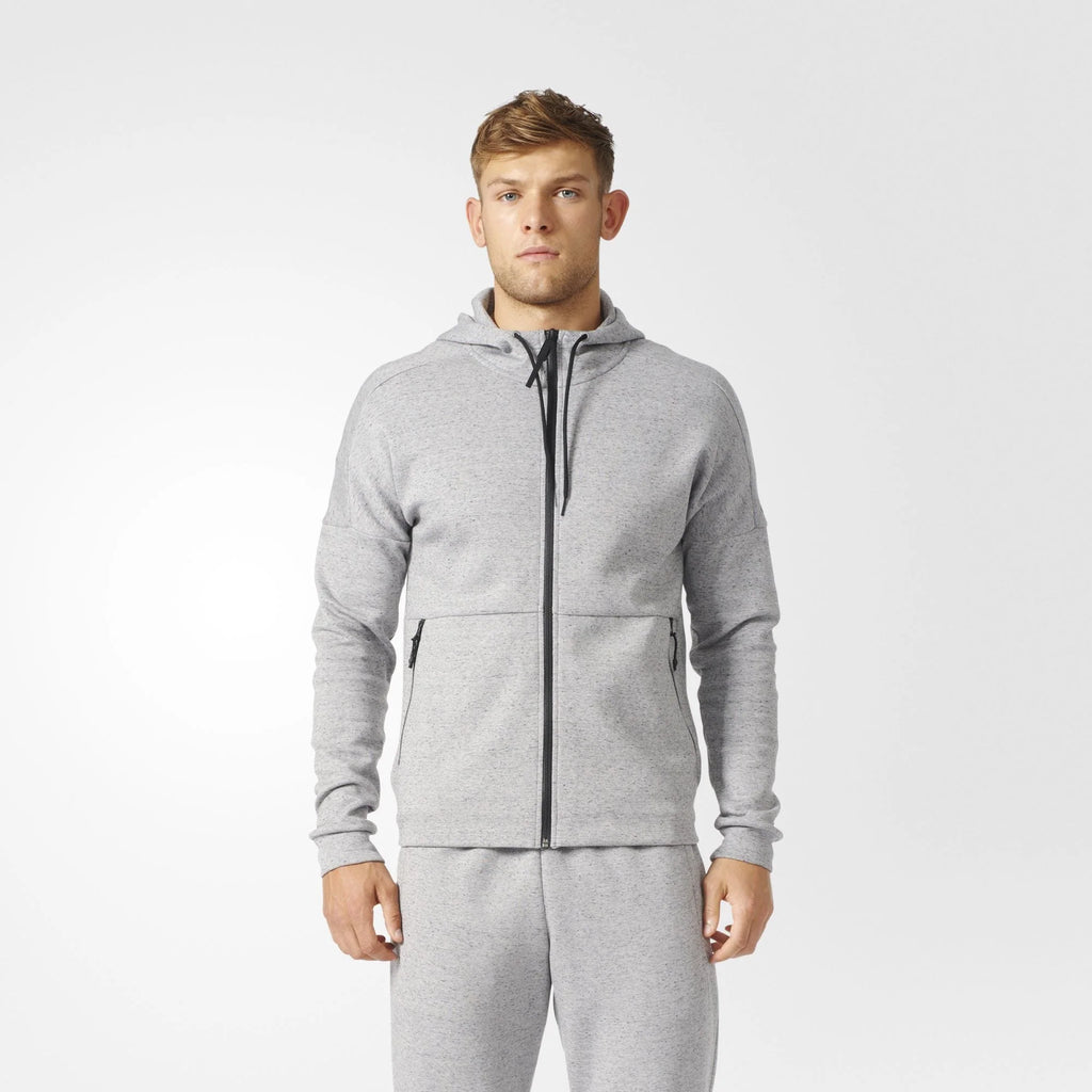 ID Stadium Jacket Mens Heather Grey