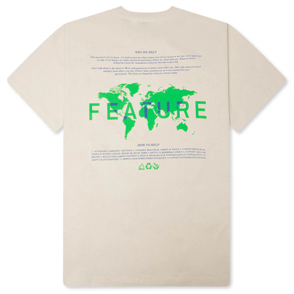 Global Impact Tee Oatmeal