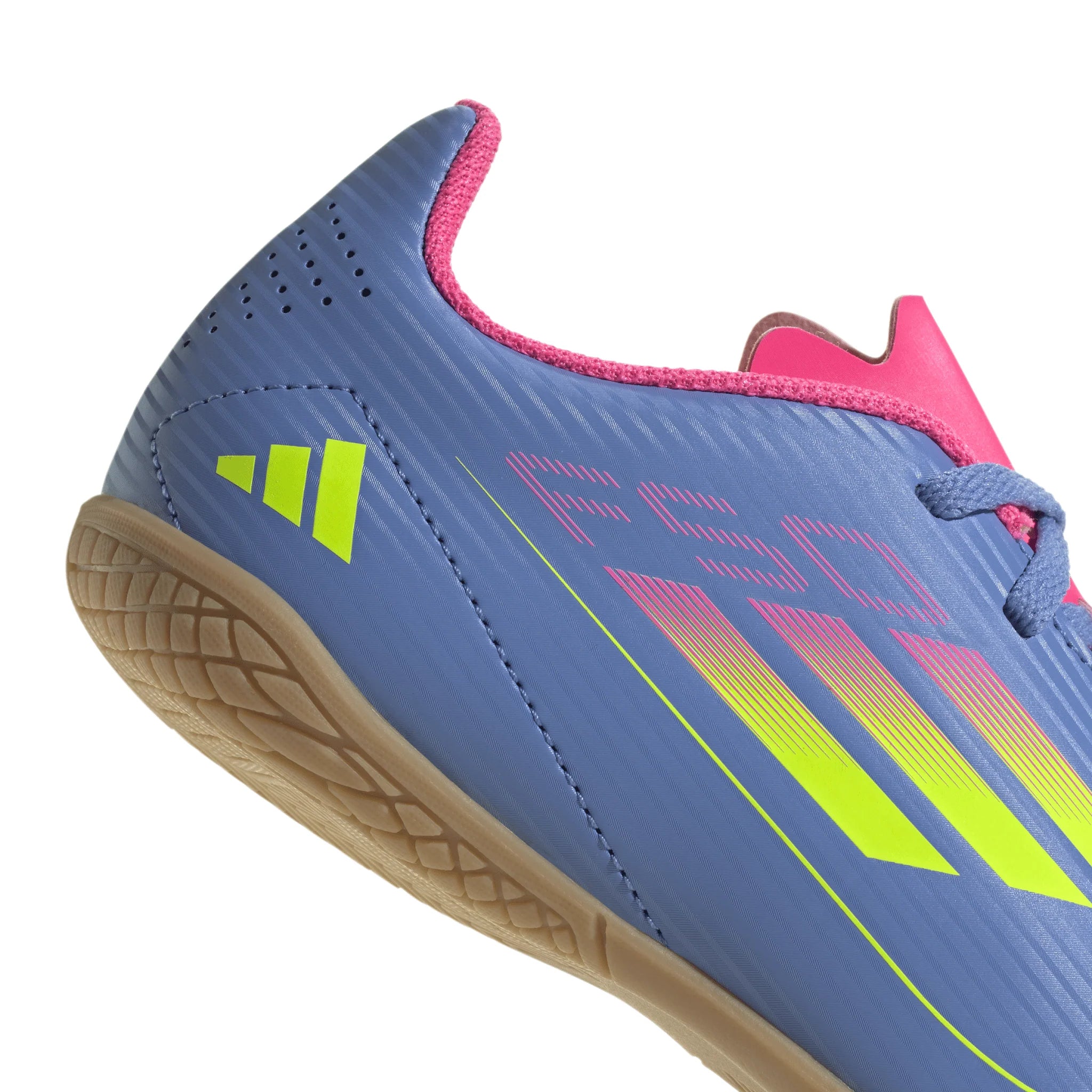 adidas F50 Club Indoor Boots Junior Blue Lemon