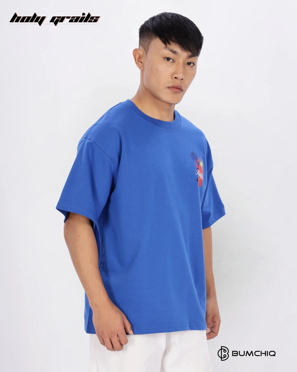 Solo Bitch Blue Oversize Tee HG x Bumchiq