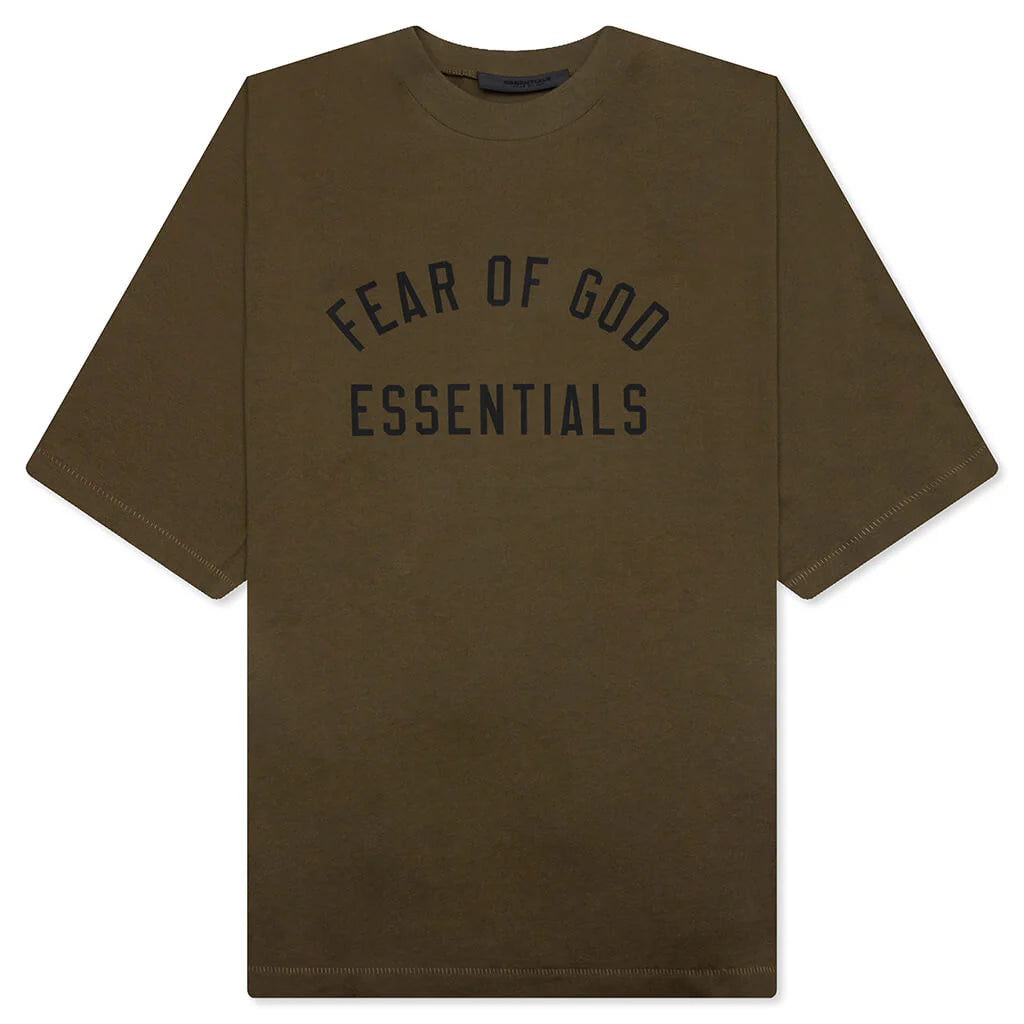 Jersey Crewneck Tee Olive