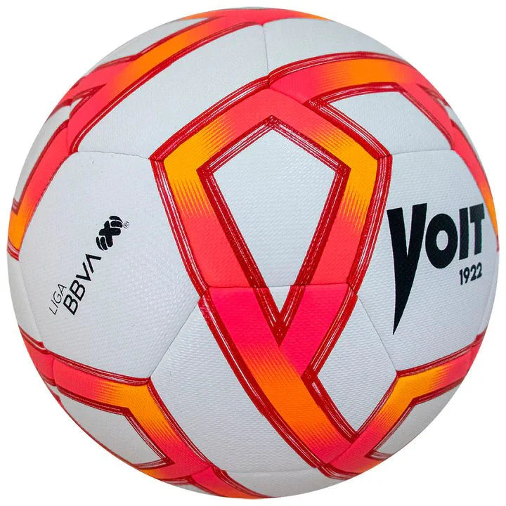 Voit Replica Hybrid High 2022 Soccer Ball White Hi Vis Orange