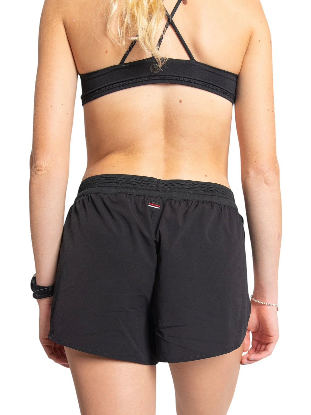 Heartbreak Womens Bear Cage 2 High Split Shorts Black