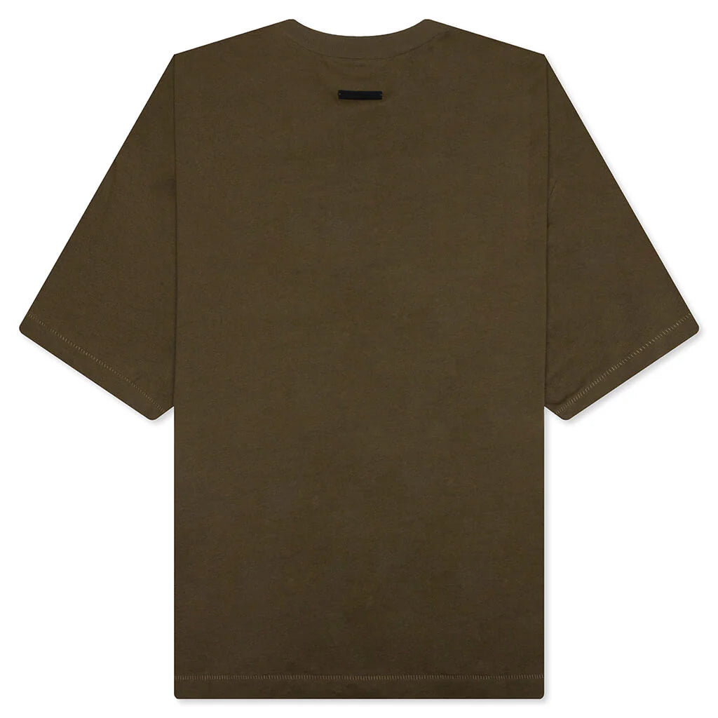 Jersey Crewneck Tee Olive