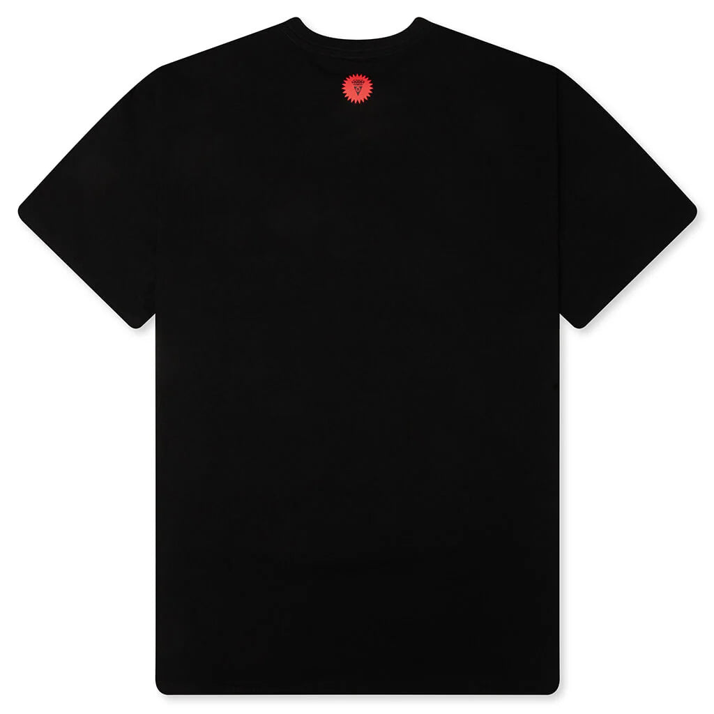 Taupe S S Tee Black