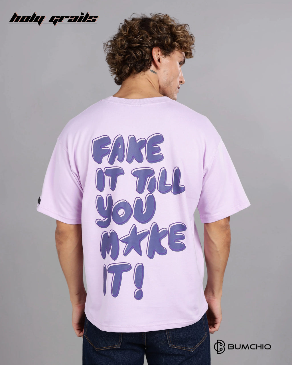 Fake Make Pink Oversize Tee HG x Bumchiq