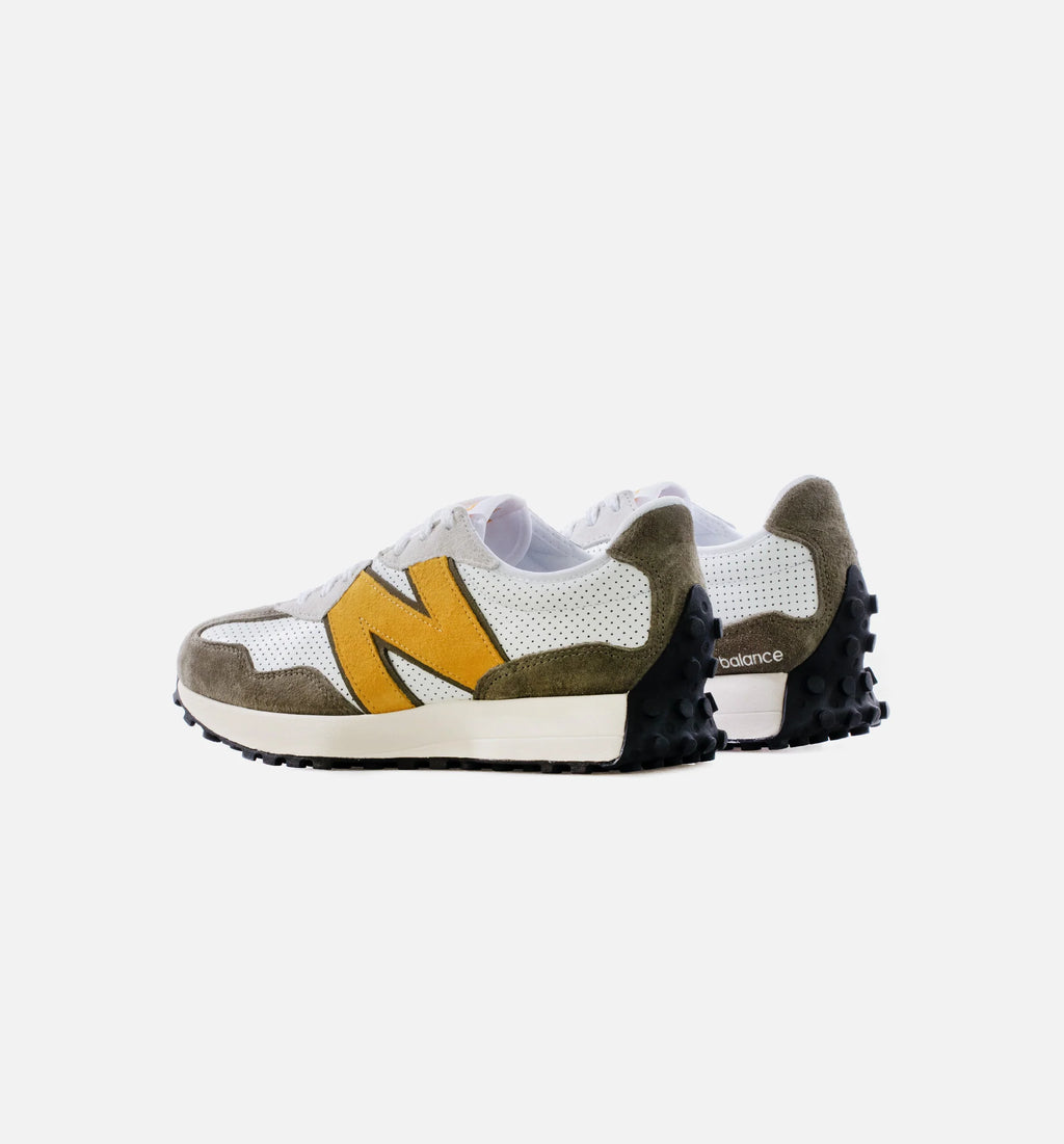 327 Mens Lifestyle Shoe White Gold