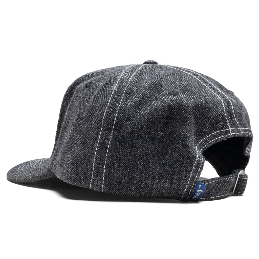 Crown Logo Denim Hat Black