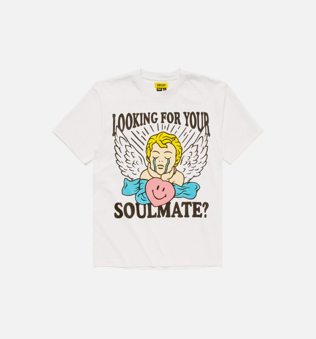 Smiley Fortune Ball Soul Mate Mens Shirt White