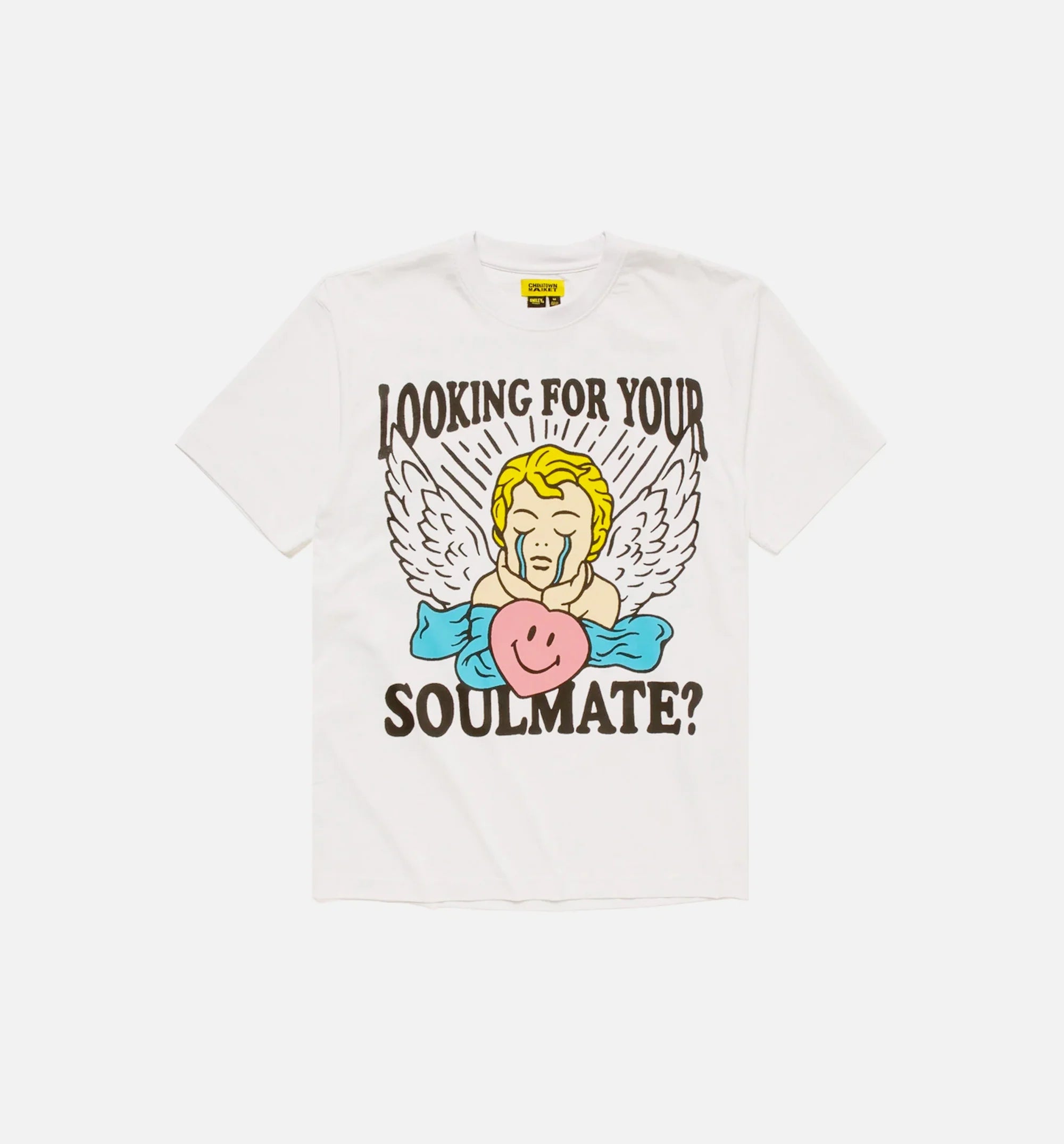 Smiley Fortune Ball Soul Mate Mens Shirt White