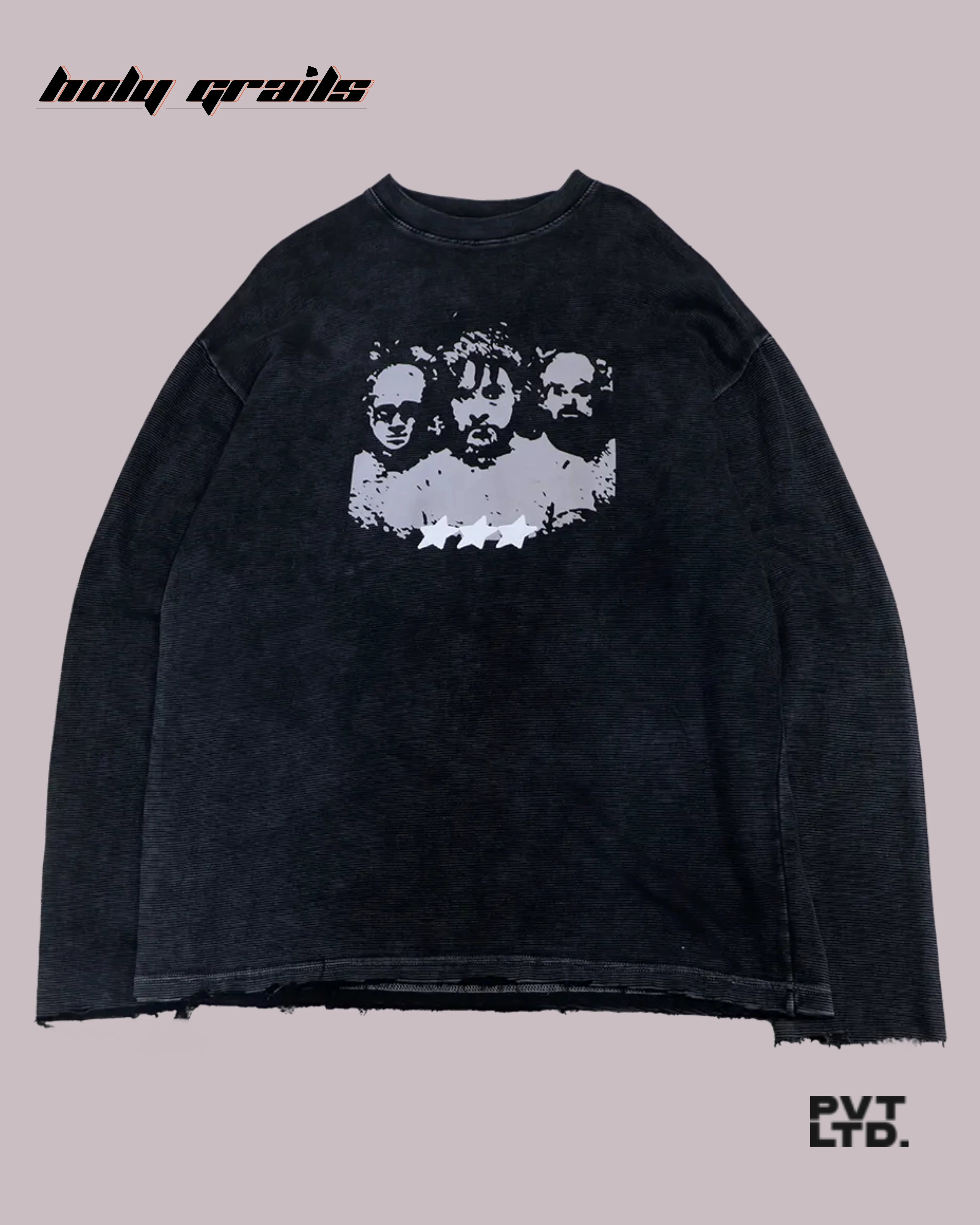 Cinema Ribbed Full Sleeve Tee HG x Pvt Ltd