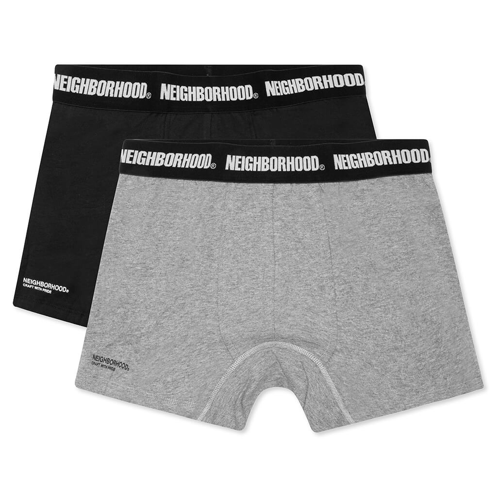 Classic 2 Pack C Unders Black Grey
