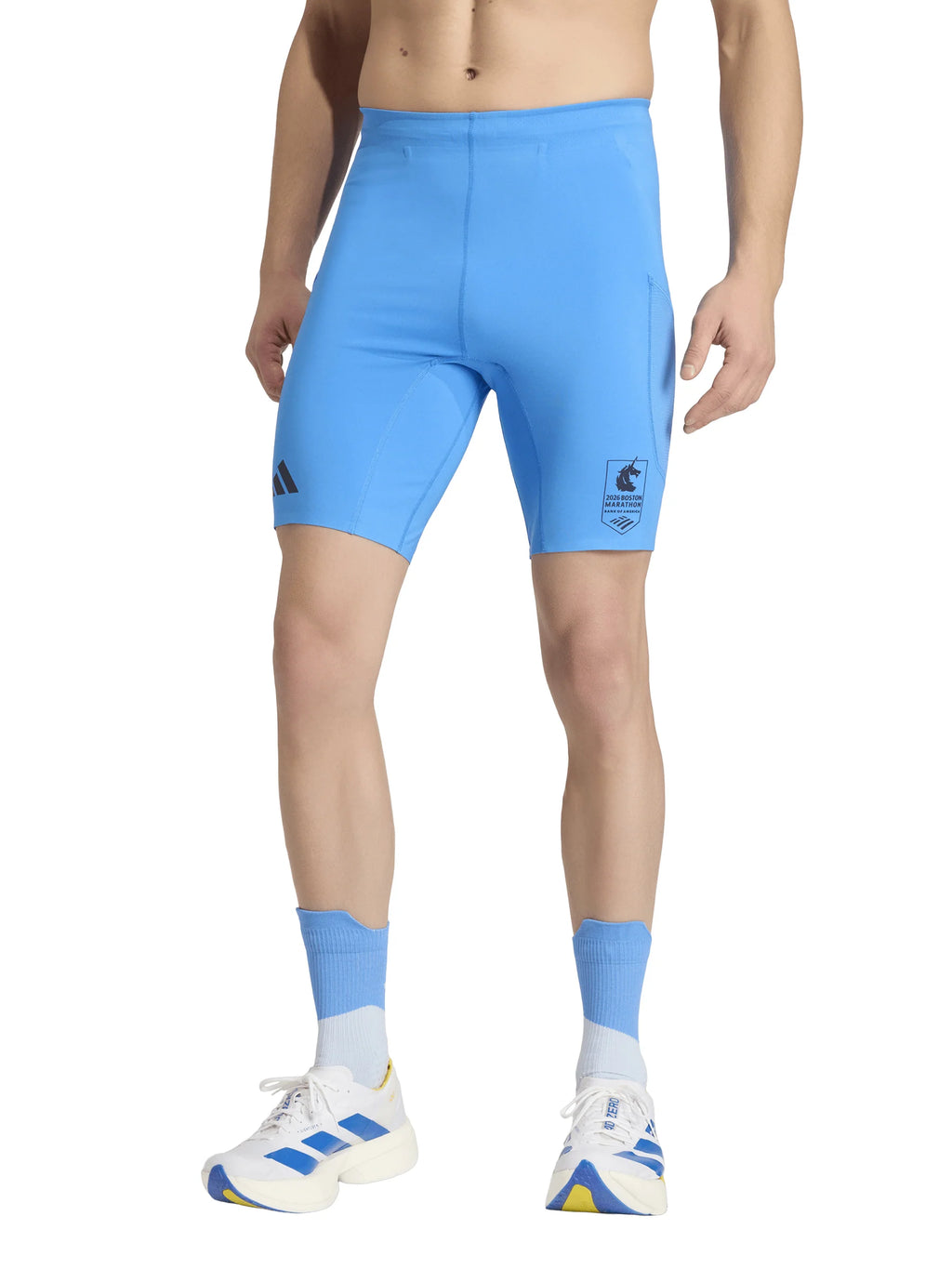 Adidas Mens Boston Marathon 2026 Short Tights