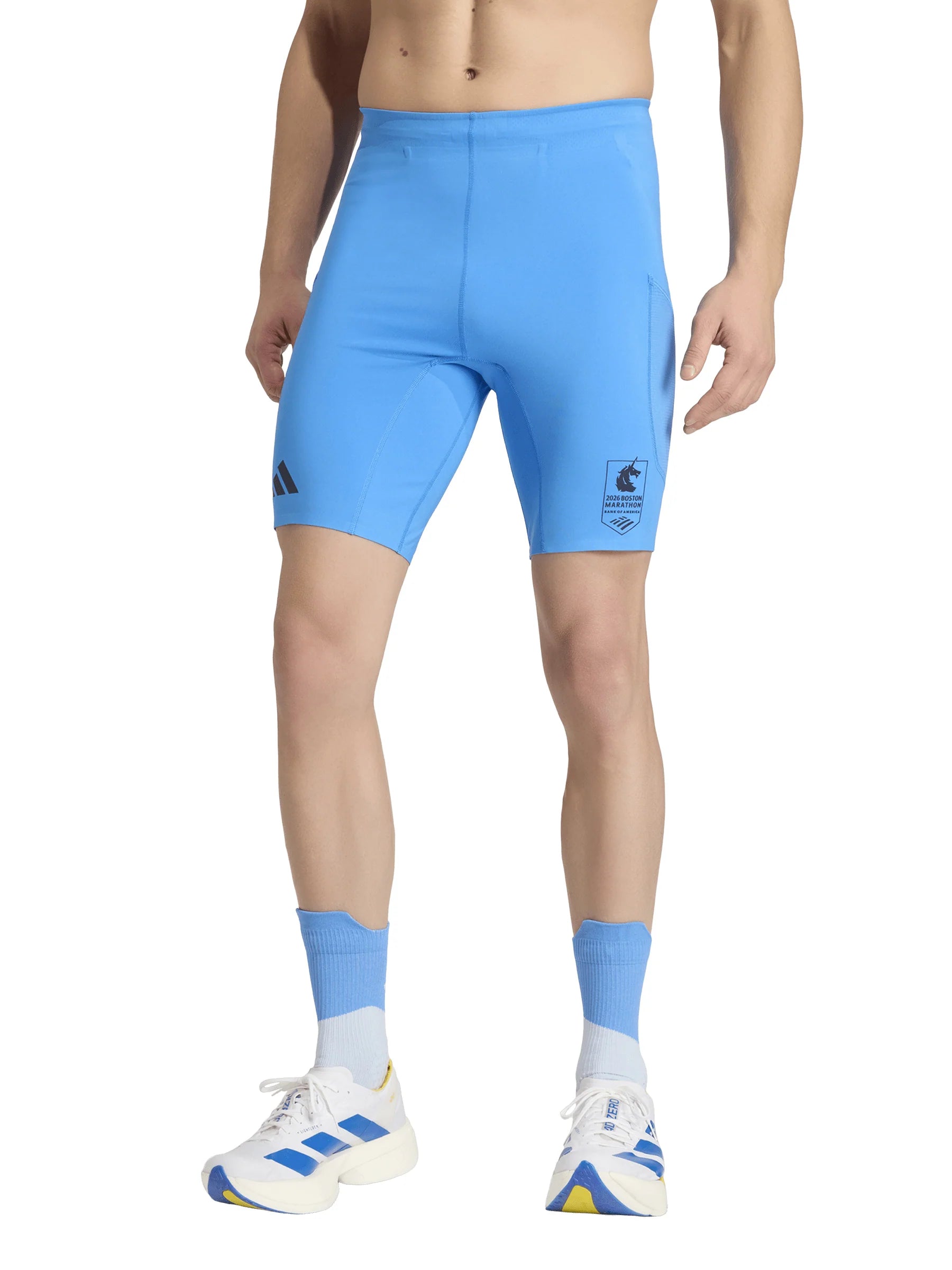 Adidas Mens Boston Marathon 2026 Short Tights