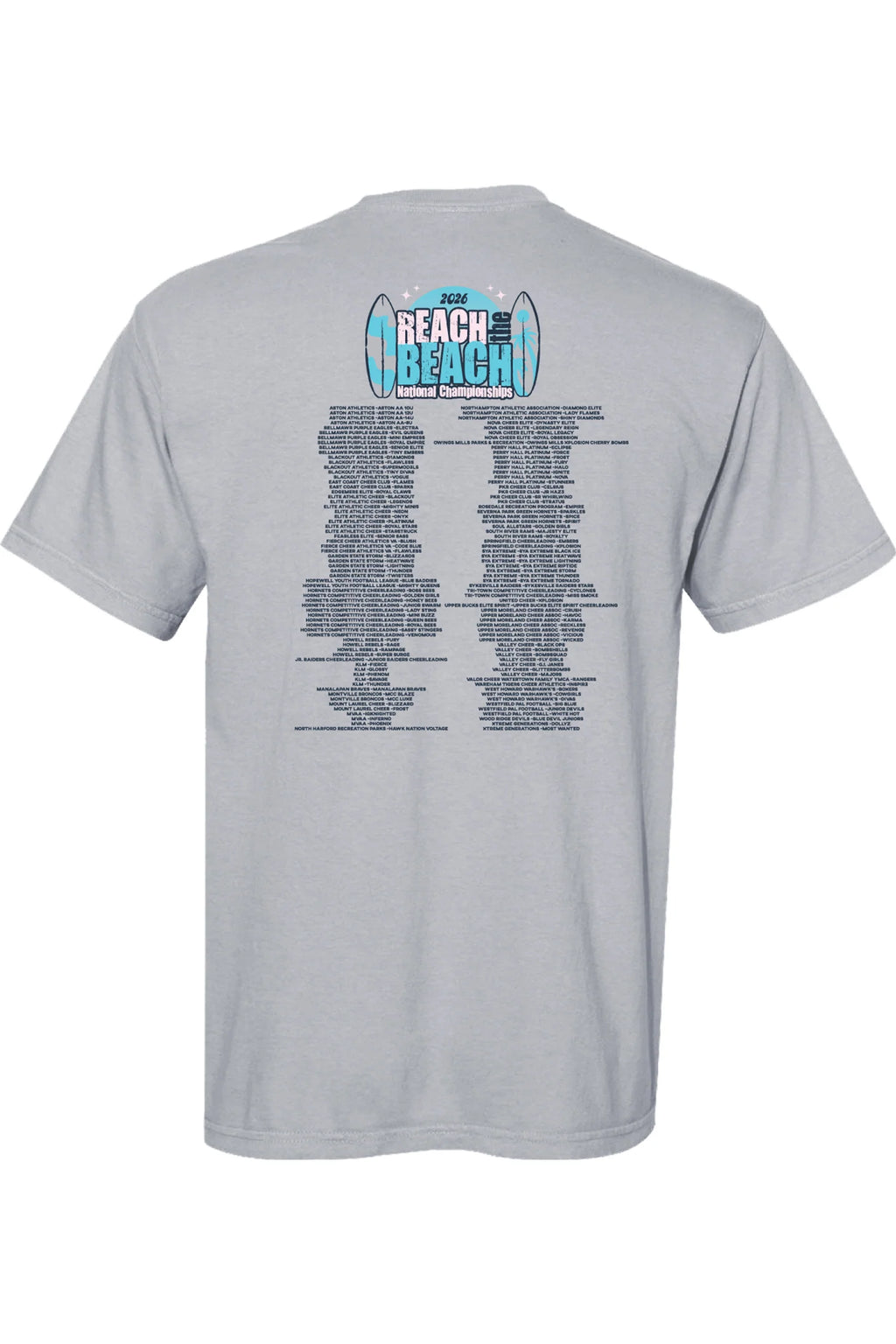 2026 ACDA Reach the Beach Rec Nationals Event Tee